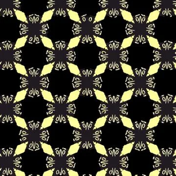 Abstract geometric pattern in ornamental style. Seamless texture. Desing Wall Stock Illustration