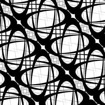 Abstract Geometric Pattern Ornamental Texture on White Background. Abstrac... Stock Photos