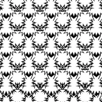 Abstract Geometric Pattern Ornamental Texture on White Background. Abstrac... Foto stock