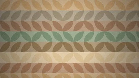 Abstract geometric pattern with overlapping circles and grainy texture Illustrazione stock