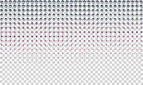 Abstract geometric pattern with overlapping circles in green pink and purple Stockillustratie