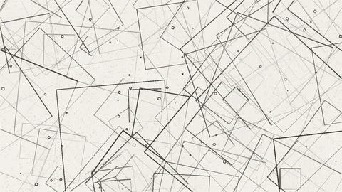 Abstract Geometric Pattern with Overlapping Lines and Rectangles Ilustración de archivo
