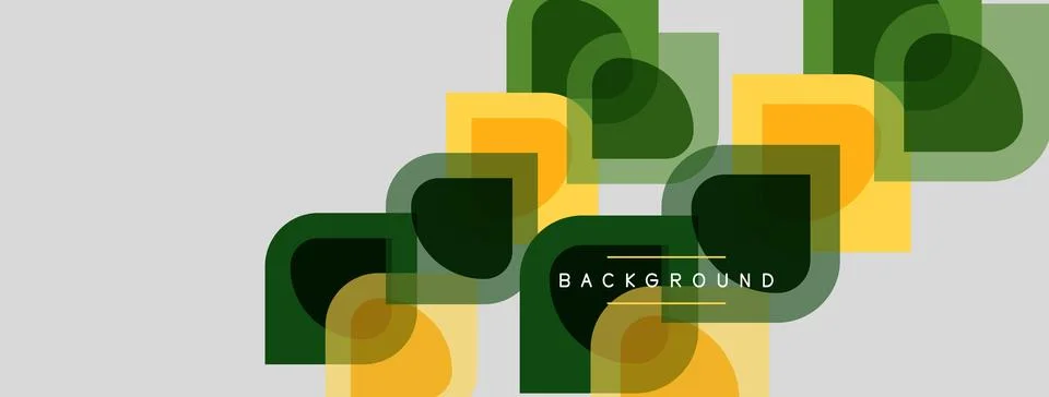 Abstract geometric pattern. Overlapping rounded squares create modern backg.. 스톡 일러스트
