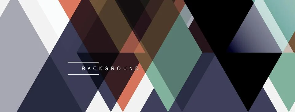 Abstract geometric pattern. Overlapping shapes create modern design. Neutral Stock Illustration