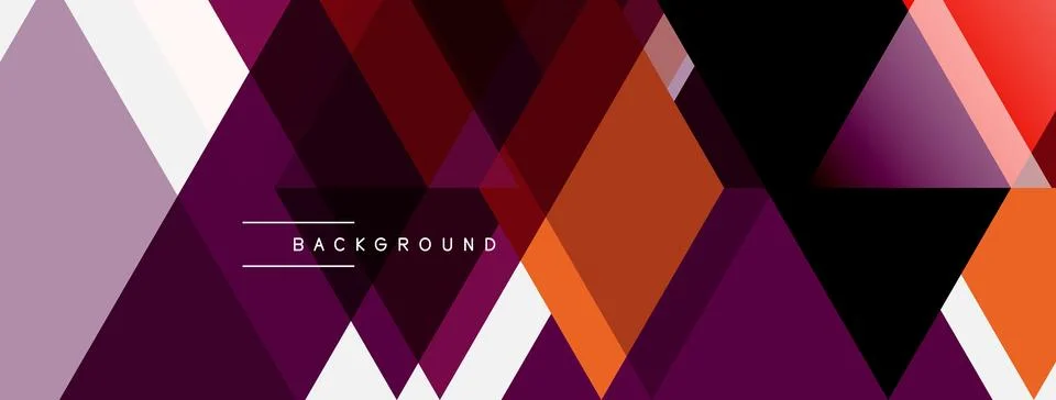 Abstract geometric pattern. Overlapping shapes create dynamic visual texture. Stock Illustration