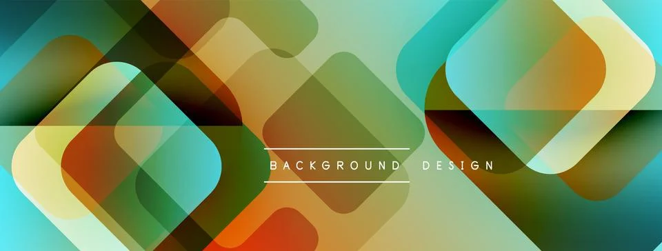 Abstract geometric pattern. Overlapping squares, rectangles create modern design 스톡 일러스트