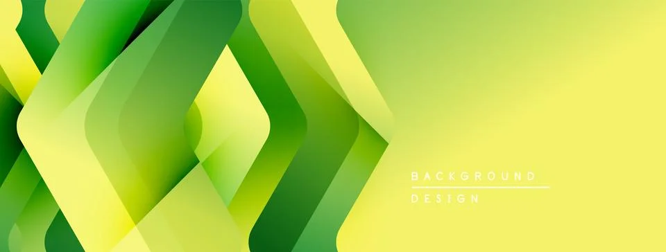 Abstract geometric pattern. Overlapping squares create dynamic gradient effect. Stock Illustration