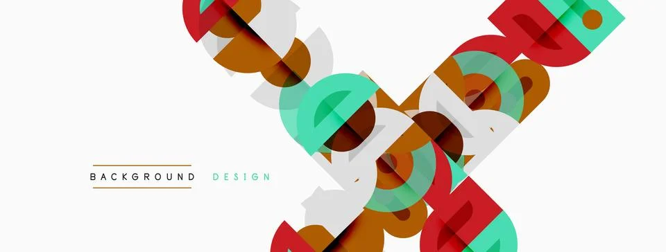 Abstract geometric pattern. Overlapping squares, rectangles create dynamic イラスト素材