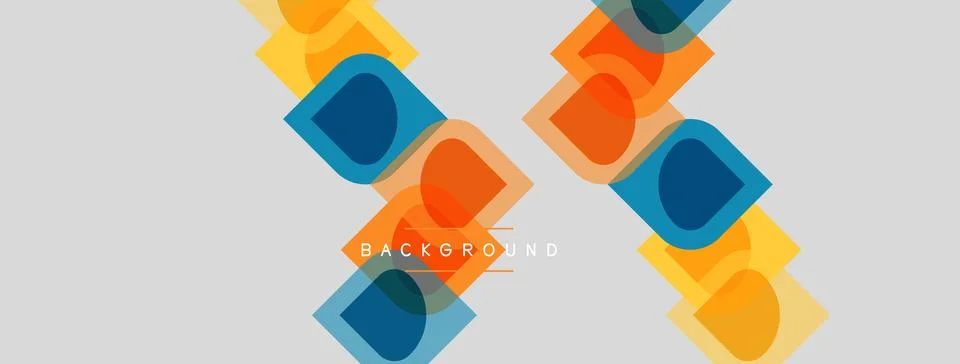 Abstract geometric pattern. Overlapping squares create dynamic visual texture 库存插图