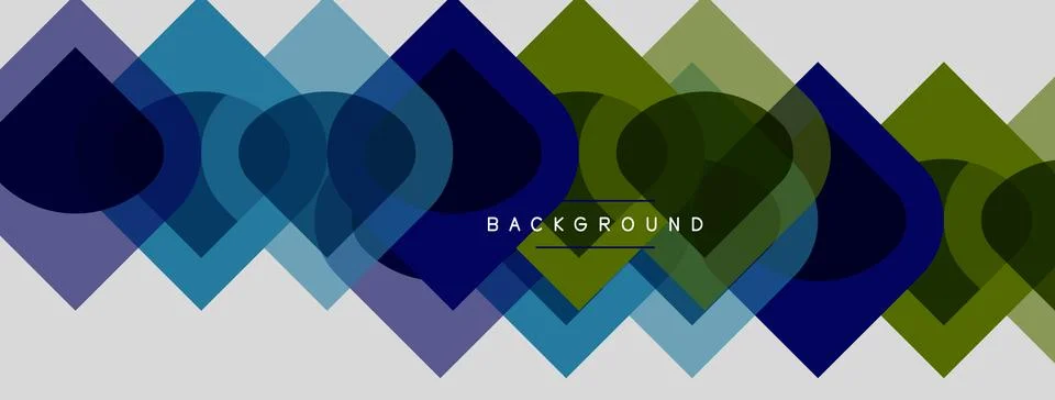 Abstract geometric pattern. Overlapping squares create dynamic visual texture Illustrazione stock