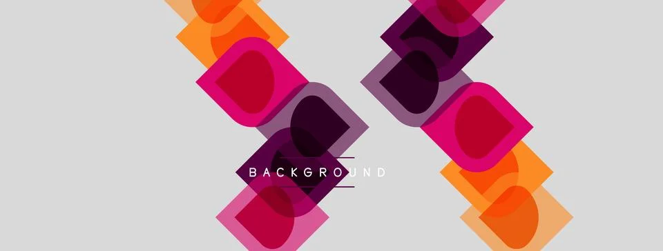 Abstract geometric pattern. Overlapping squares create dynamic visual texture 스톡 일러스트