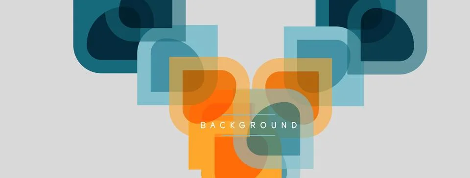 Abstract geometric pattern. Overlapping squares create layered visual effect. Illustrazione stock