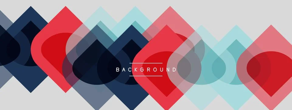 Abstract geometric pattern. Overlapping squares create dynamic visual texture Stock Illustration
