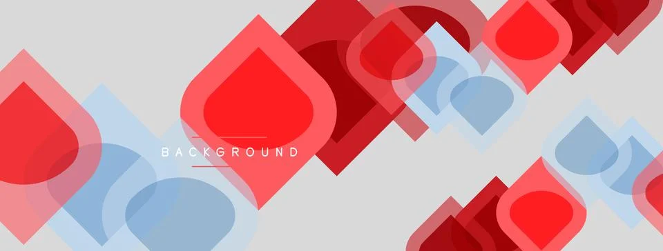 Abstract geometric pattern. Overlapping squares, rectangles create dynamic Stock Illustration