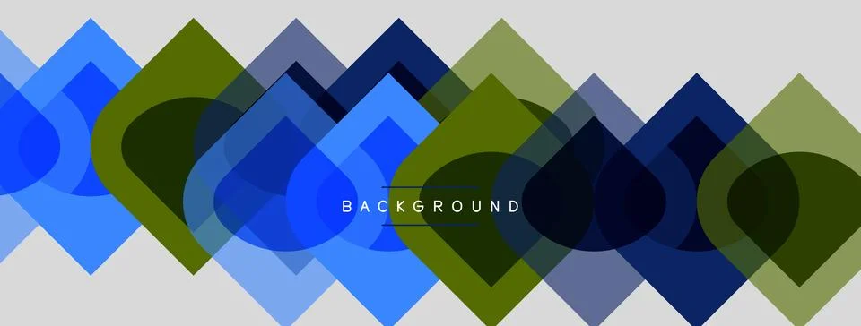 Abstract geometric pattern. Overlapping squares, rectangles create dynamic Stock Illustration