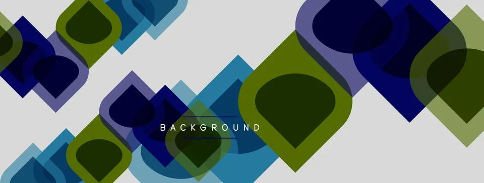 Abstract geometric pattern. Overlapping squares create dynamic visual texture Stock Illustration