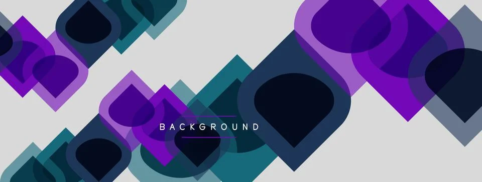 Abstract geometric pattern. Overlapping squares create dynamic visual texture Stock Illustration