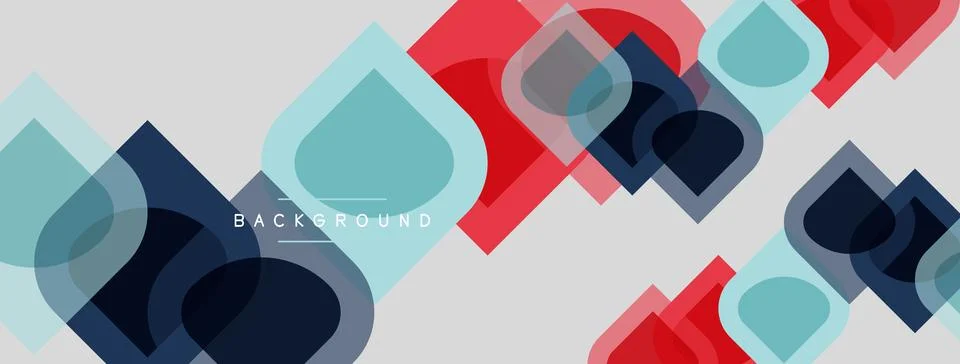 Abstract geometric pattern. Overlapping squares create dynamic visual texture Stock Illustration