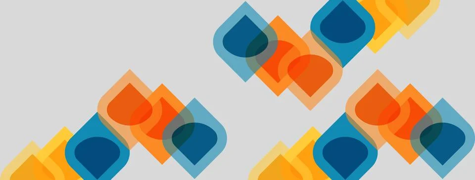 Abstract geometric pattern. Overlapping squares create dynamic visual texture Stock Illustration