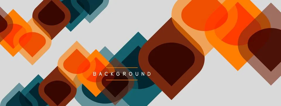 Abstract geometric pattern. Overlapping squares create dynamic visual texture Stock Illustration