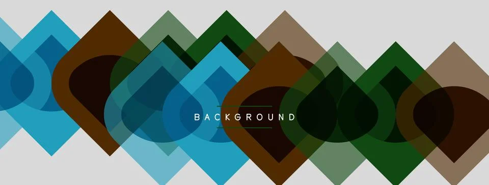 Abstract geometric pattern. Overlapping squares create wavy texture. Colors Stock Illustration