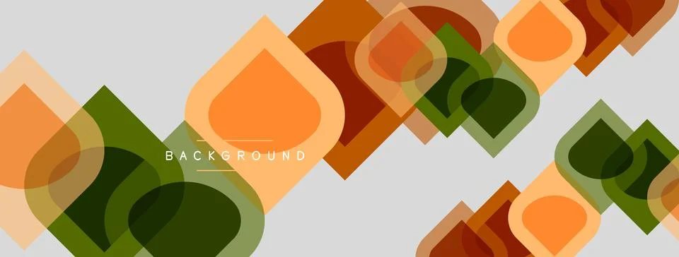 Abstract geometric pattern. Overlapping squares, rectangles create modern d.. Stock Illustration
