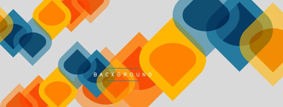 Abstract geometric pattern. Overlapping squares create dynamic visual texture Stock Illustration