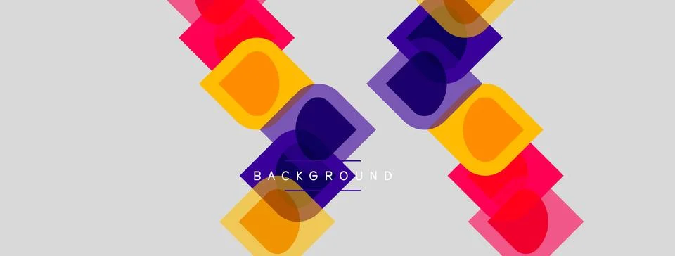 Abstract geometric pattern. Overlapping squares create dynamic visual texture Illustrazione stock