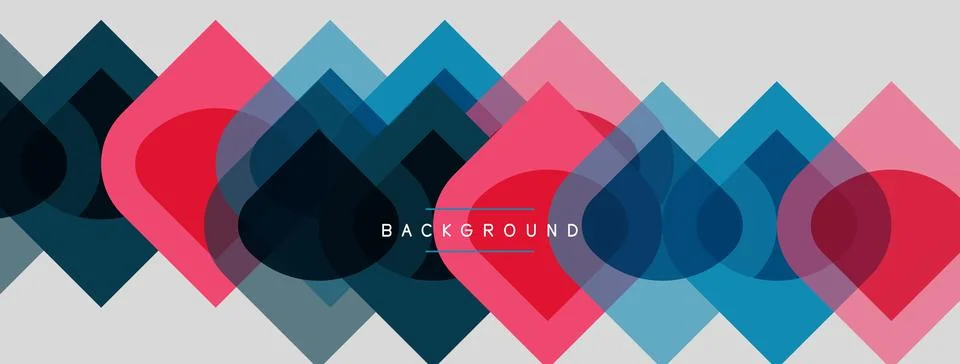Abstract geometric pattern. Overlapping squares, circles create wavy texture. 库存插图