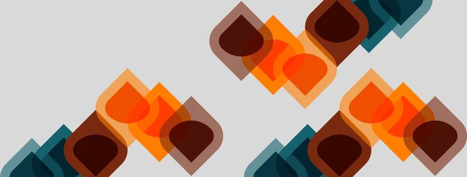 Abstract geometric pattern. Overlapping squares create visual texture, using Stock Illustration