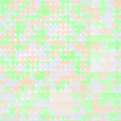 Abstract Geometric Pattern of Overlapping Triangles in Pastel Green and Peach Stock Footage 347260125