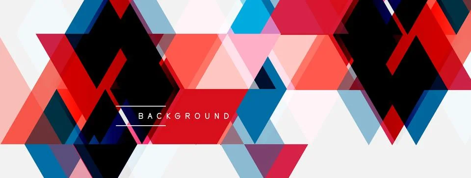 Abstract geometric pattern. Overlapping triangles create dynamic visual tex.. Illustrazione stock