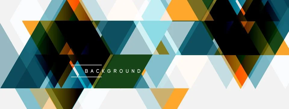 Abstract geometric pattern. Overlapping triangles create dynamic visual tex.. Stockillustratie