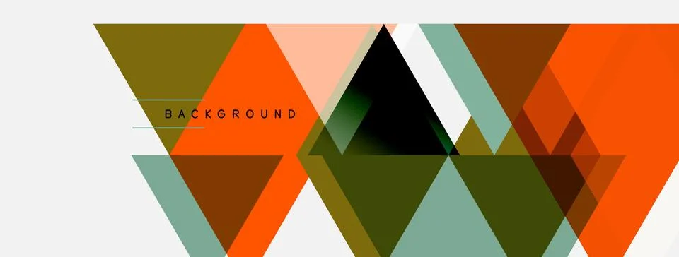 Abstract geometric pattern. Overlapping triangles create dynamic visual tex.. Illustrazione stock