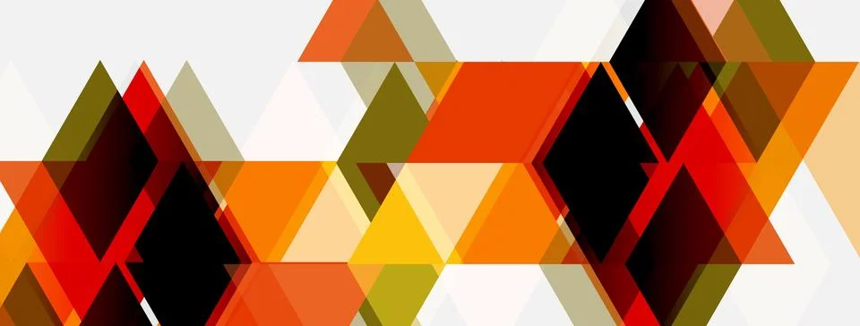 Abstract geometric pattern. Overlapping triangles create dynamic visual tex.. Illustrazione stock