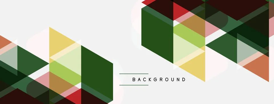 Abstract geometric pattern. Overlapping triangles create modern background. 스톡 일러스트
