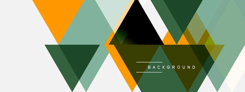 Abstract geometric pattern. Overlapping triangles create modern design. Color 스톡 일러스트