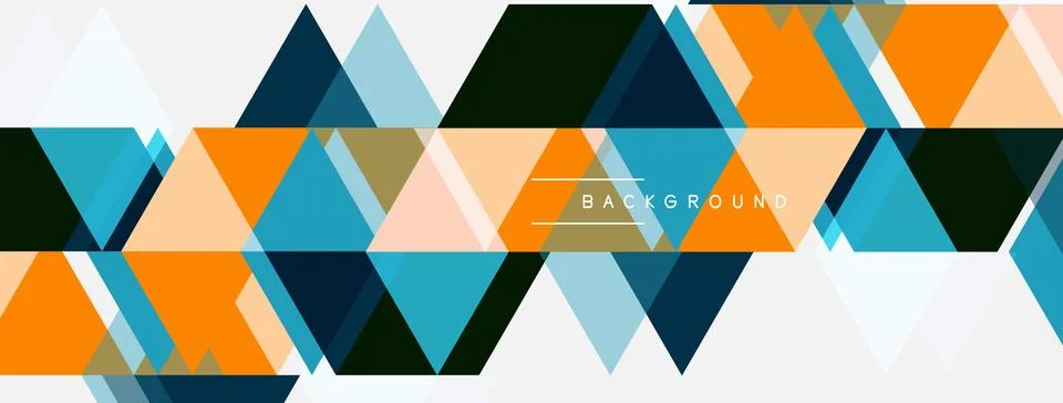 Abstract geometric pattern. Overlapping triangles create dynamic visual tex.. 스톡 일러스트