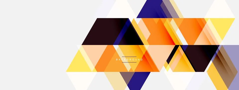 Abstract geometric pattern. Overlapping triangles create dynamic visual tex.. Stock Illustration