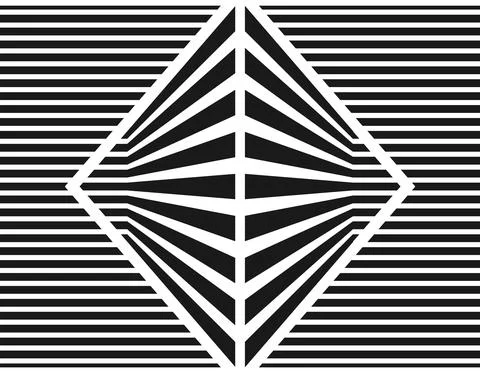 Abstract geometric pattern of parallel horizontal, vertical and diagonal line Stock Illustration