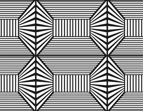 Abstract geometric pattern of parallel horizontal, vertical and diagonal line Stock Illustration