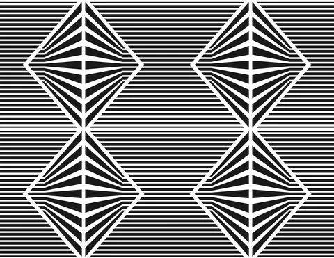 Abstract geometric pattern of parallel horizontal, vertical and diagonal line Stock Illustration