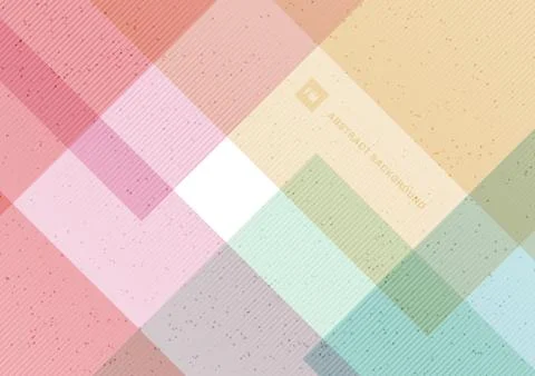 Abstract geometric pattern pastel color background and dot texture. Stock Illustration