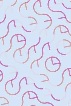 Abstract Geometric Pattern Pastel Stock Photos