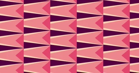 Abstract Geometric Pattern with Pink and Maroon Tones Stock Footage 309892563