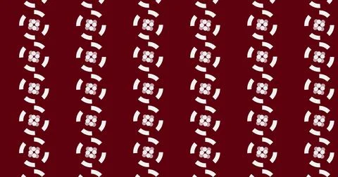 Abstract Geometric Pattern with Pink and Maroon Tones Stock Illustration