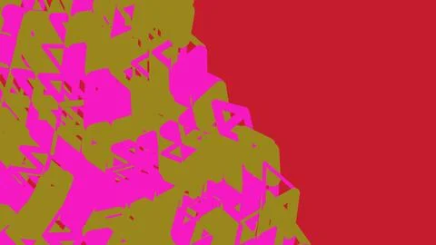 Abstract geometric pattern with pink and brown triangles Stockillustratie