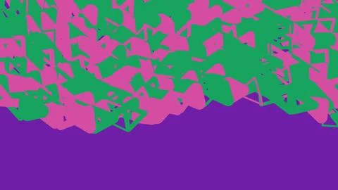 Abstract geometric pattern with pink and green shapes 스톡 일러스트