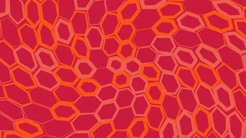 Abstract geometric pattern with pink and orange hues イラスト素材