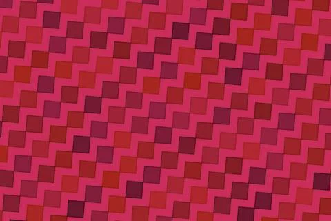 Abstract geometric pattern with pink and red squares Illustrazione stock